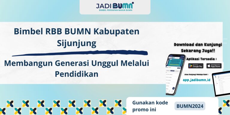 Bimbel RBB BUMN Kabupaten Sijunjung