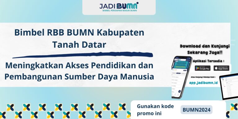 Bimbel RBB BUMN Kabupaten Tanah Datar