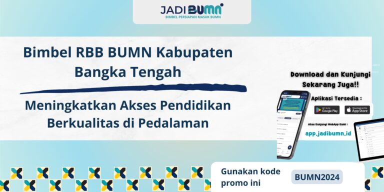 Bimbel RBB BUMN Kabupaten Bangka Tengah