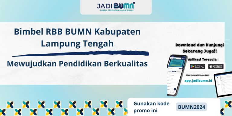 Bimbel RBB BUMN Kabupaten Lampung Tengah