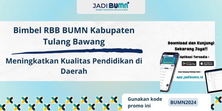 Bimbel RBB BUMN Kabupaten Tulang Bawang