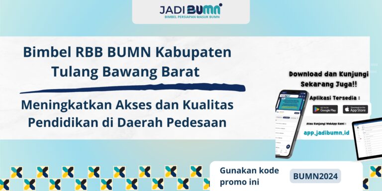 Bimbel RBB BUMN Kabupaten Tulang Bawang Barat