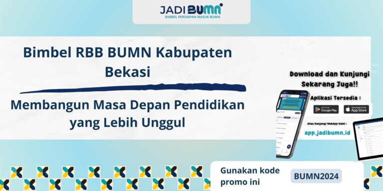 Bimbel RBB BUMN Kabupaten Bekasi