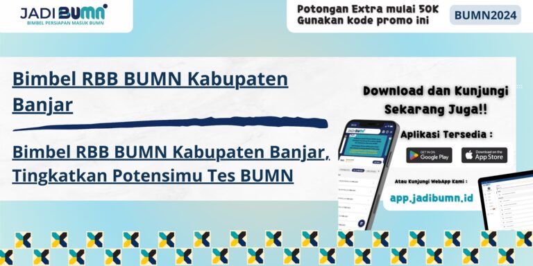 Bimbel RBB BUMN Kabupaten Banjar