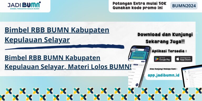 Bimbel RBB BUMN Kabupaten Kepulauan Selayar