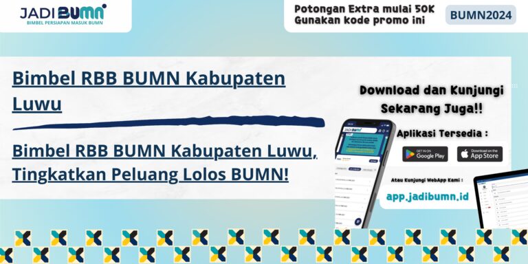 Bimbel RBB BUMN Kabupaten Luwu