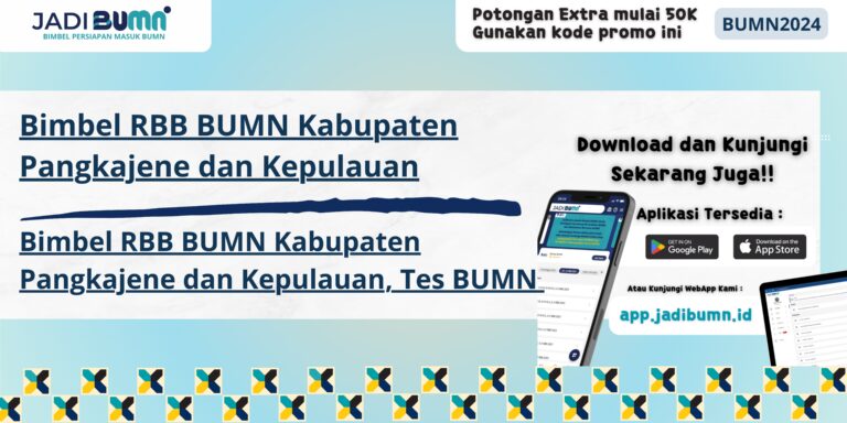 Bimbel RBB BUMN Kabupaten Pangkajene dan Kepulauan