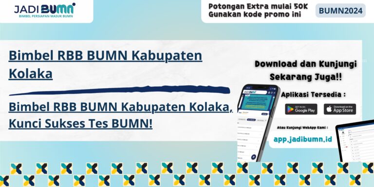 Bimbel RBB BUMN Kabupaten Kolaka