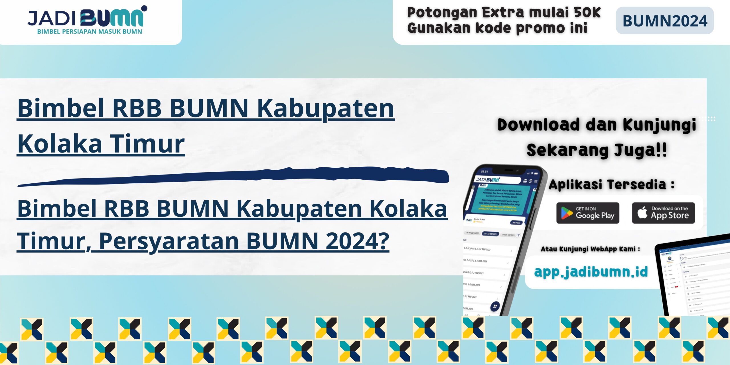 Bimbel RBB BUMN Kabupaten Kolaka Timur