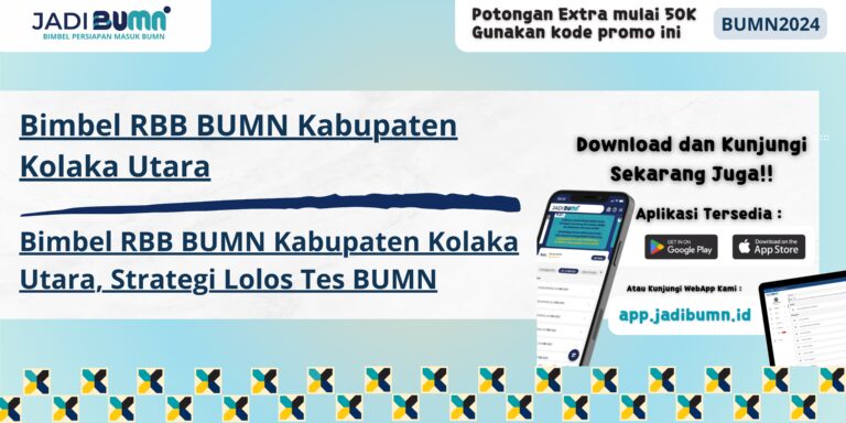 Bimbel RBB BUMN Kabupaten Kolaka Utara