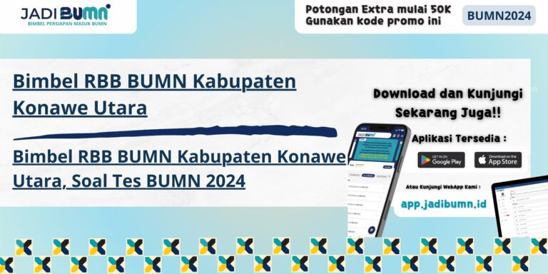 Bimbel RBB BUMN Kabupaten Konawe Utara