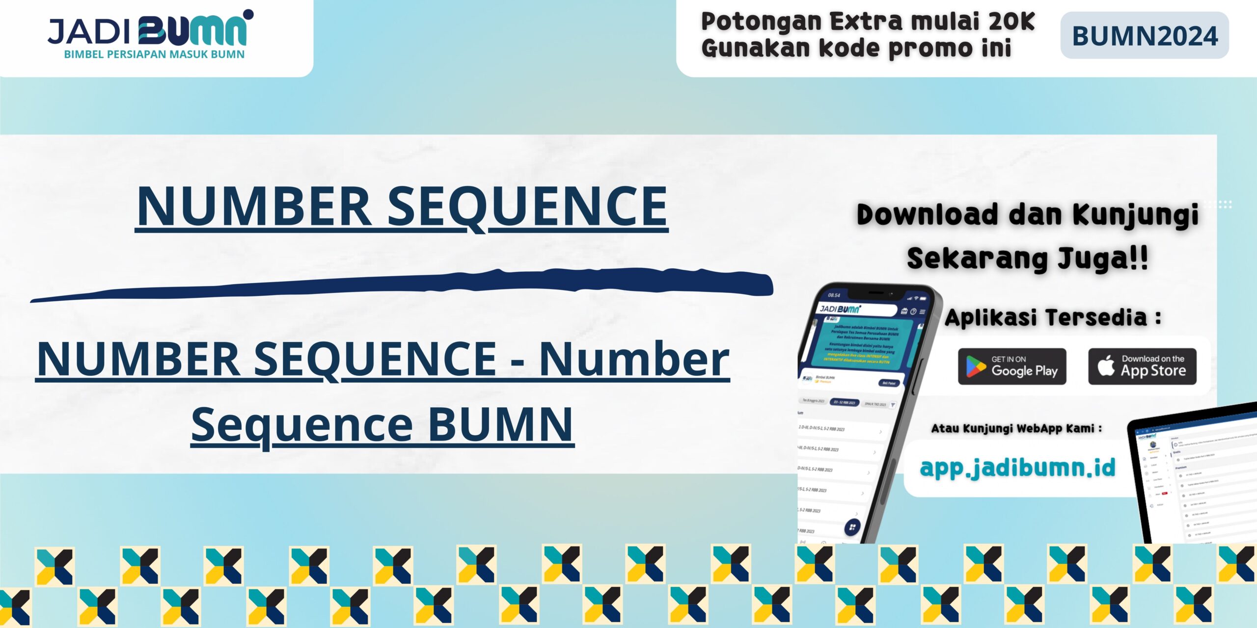 NUMBER SEQUENCE - Number Sequence BUMN