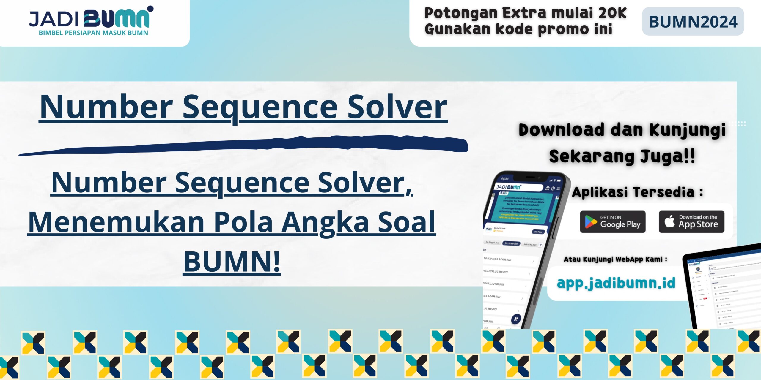 Number Sequence Solver, Menemukan Pola Angka Soal BUMN!