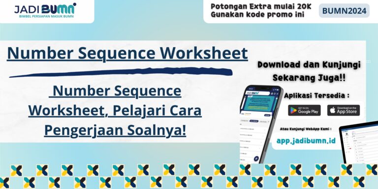 Number Sequence Worksheet