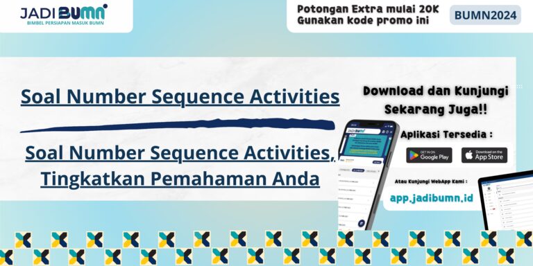 Soal Number Sequence Activities