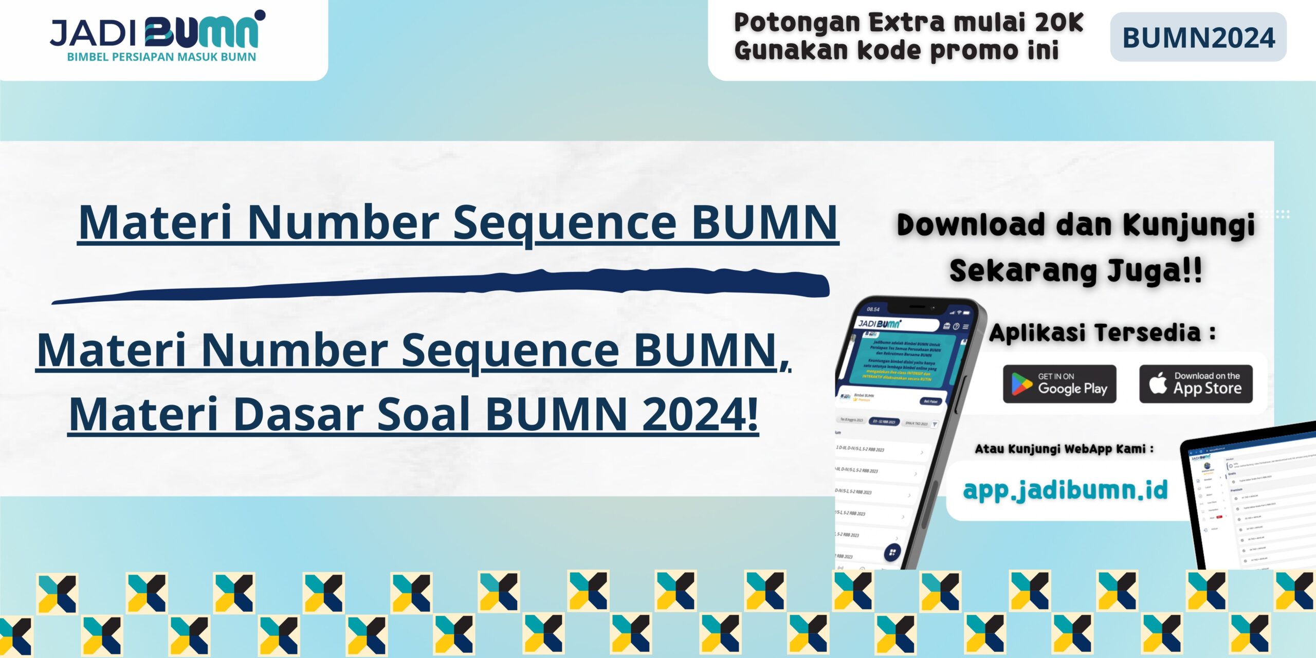 Materi Number Sequence BUMN, Materi Dasar Soal BUMN 2024!