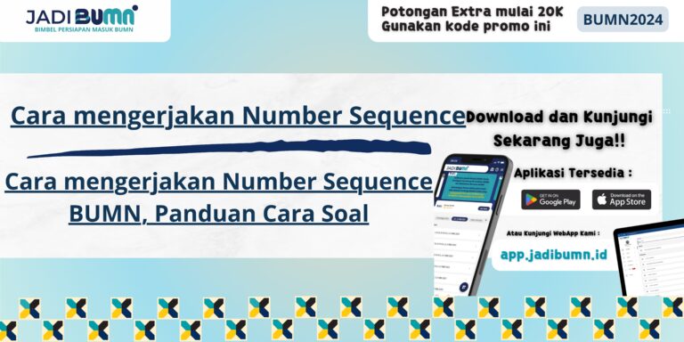 Cara mengerjakan Number Sequence BUMN