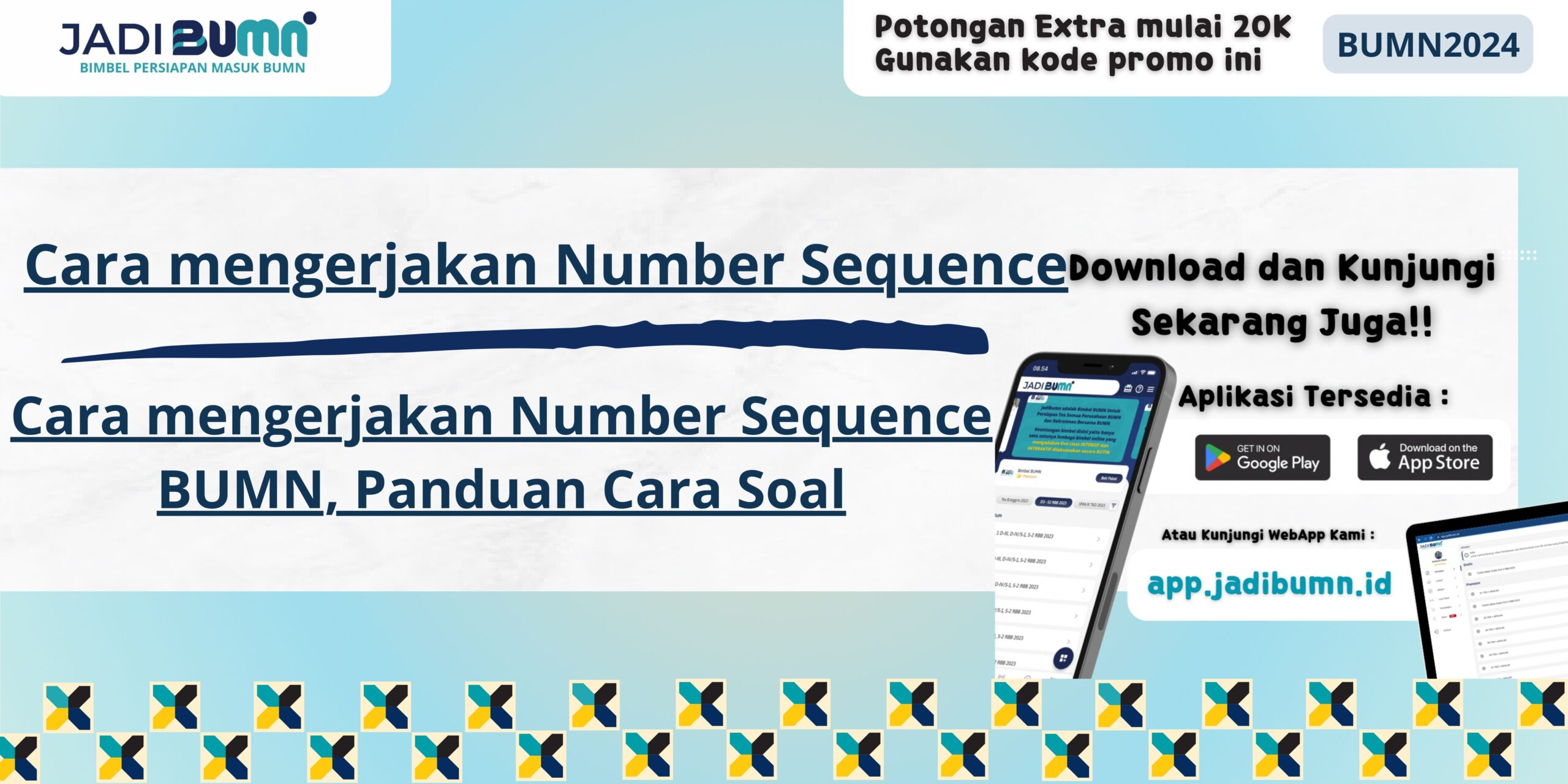 Cara mengerjakan Number Sequence BUMN