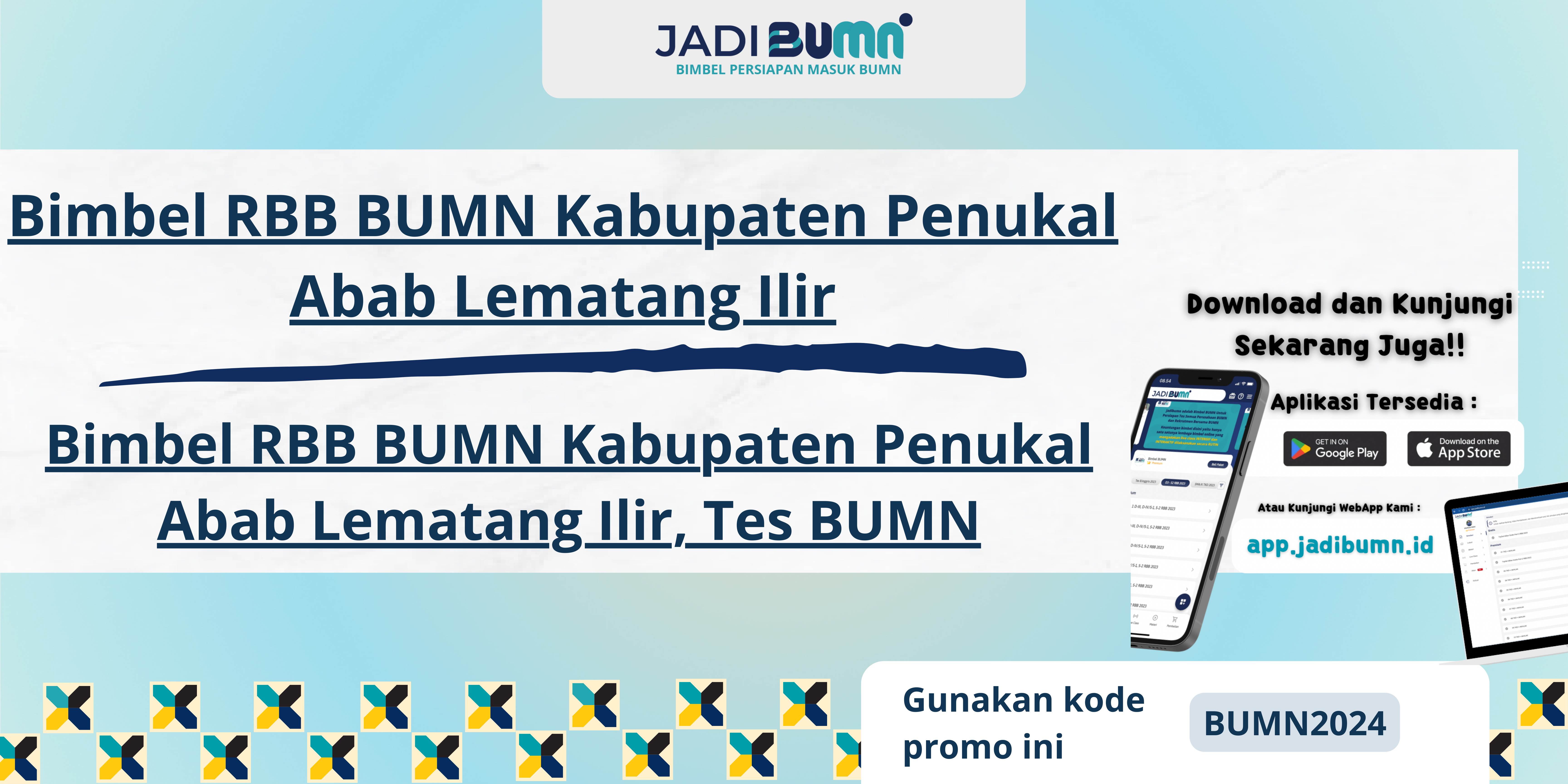 Bimbel RBB BUMN Kabupaten Penukal Abab Lematang Ilir