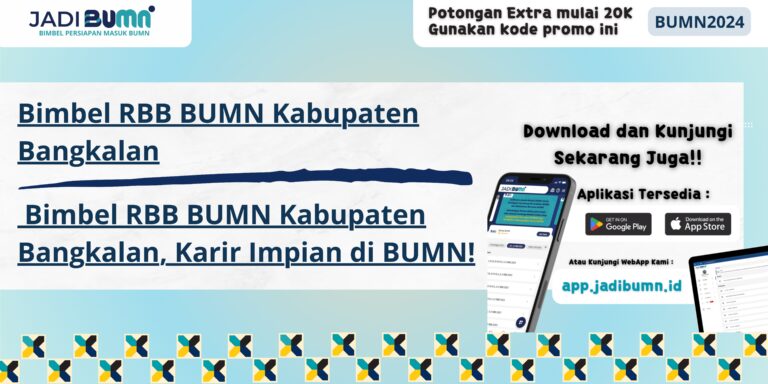 Bimbel RBB BUMN Kabupaten Bangkalan