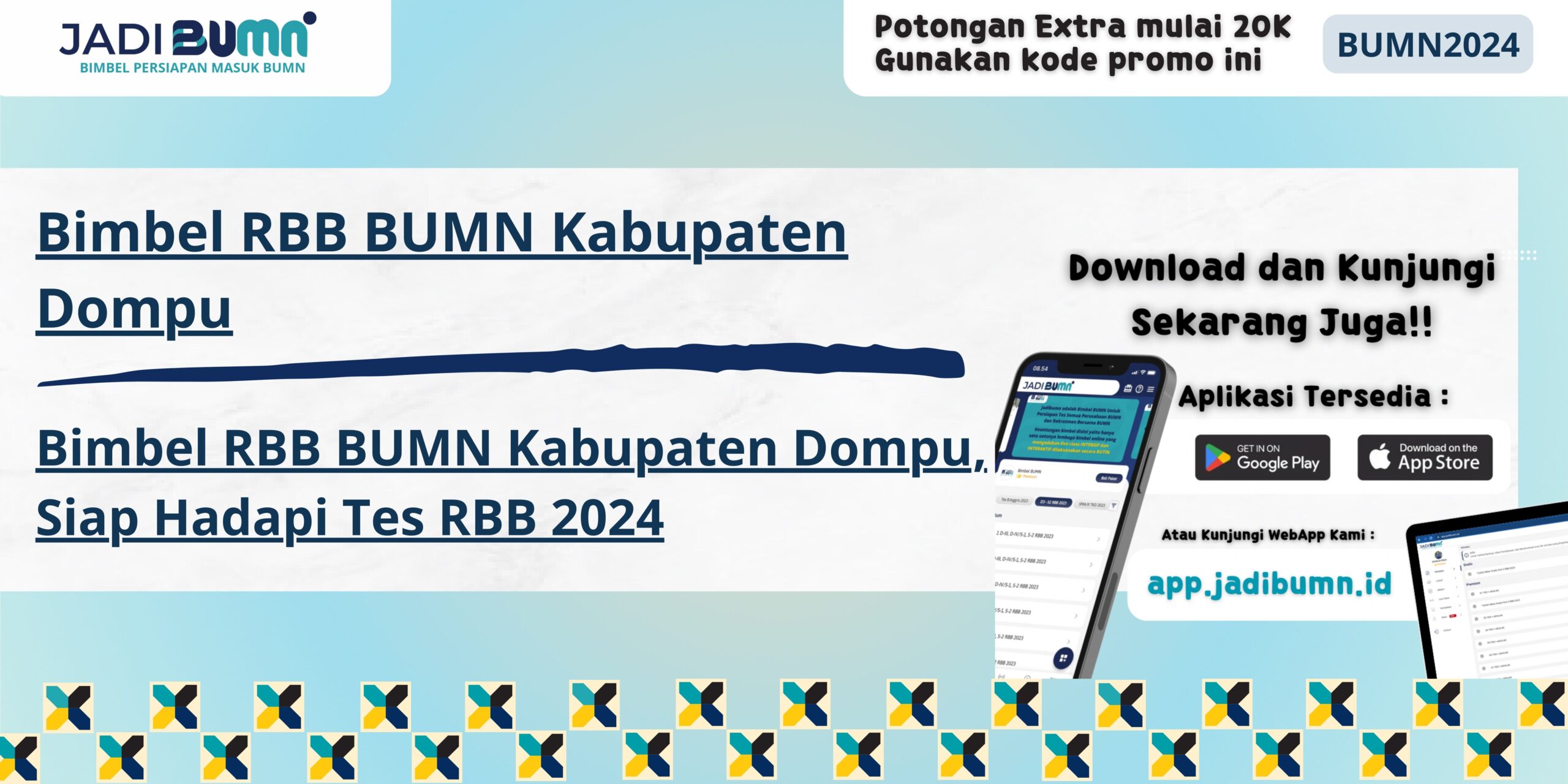 Bimbel RBB BUMN Kabupaten Lombok Barat, Sukses Tes BUMN