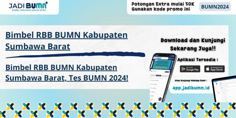 Bimbel RBB BUMN Kabupaten Sumbawa Barat