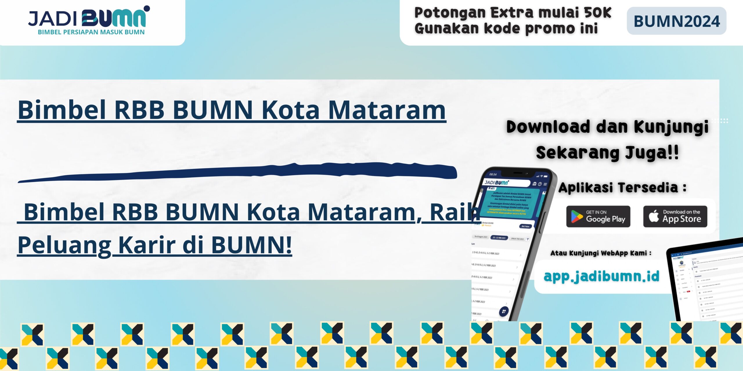 Bimbel RBB BUMN Kota Mataram, Raih Peluang Karir di BUMN!