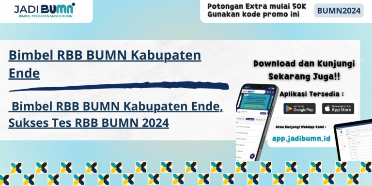 Bimbel RBB BUMN Kabupaten Ende