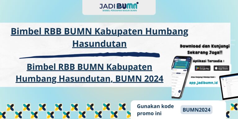 Bimbel RBB BUMN Kabupaten Humbang Hasundutan