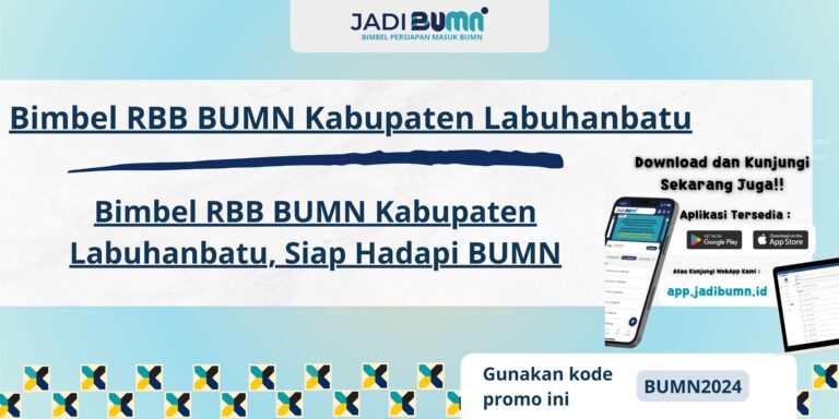 Bimbel RBB BUMN Kabupaten Labuhanbatu