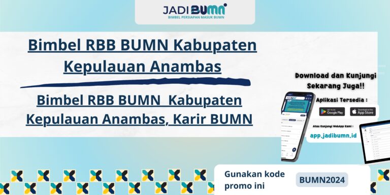 Bimbel RBB BUMN Kabupaten Kepulauan Anambas