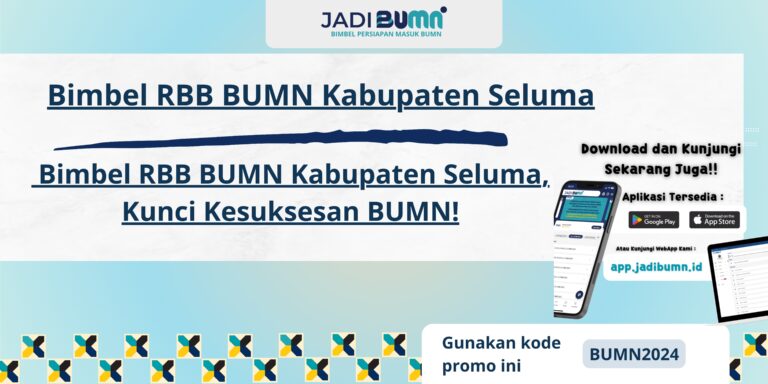 Bimbel RBB BUMN Kabupaten Seluma