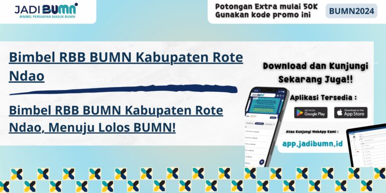 Bimbel RBB BUMN Kabupaten Rote Ndao