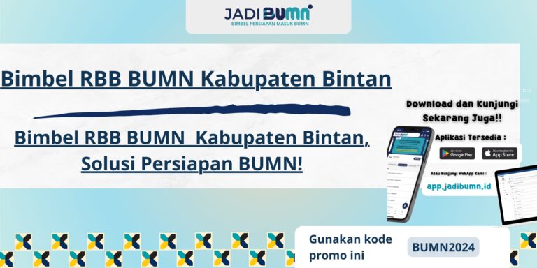 Bimbel RBB BUMN Kabupaten Bintan