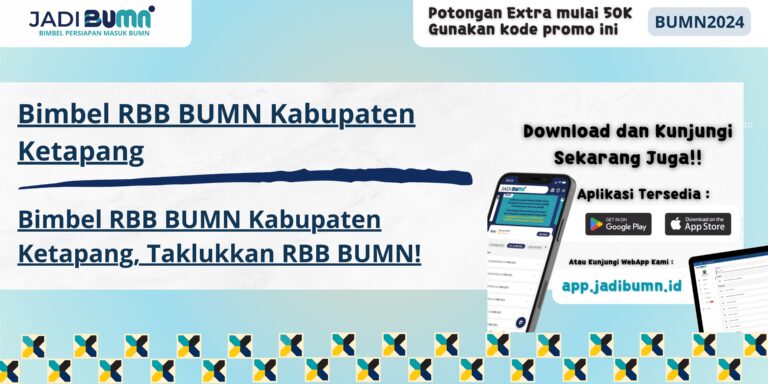 Bimbel RBB BUMN Kabupaten Ketapang