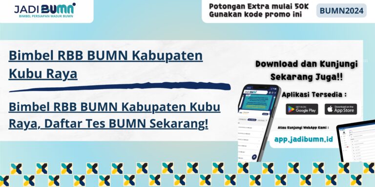 Bimbel RBB BUMN Kabupaten Kubu Raya