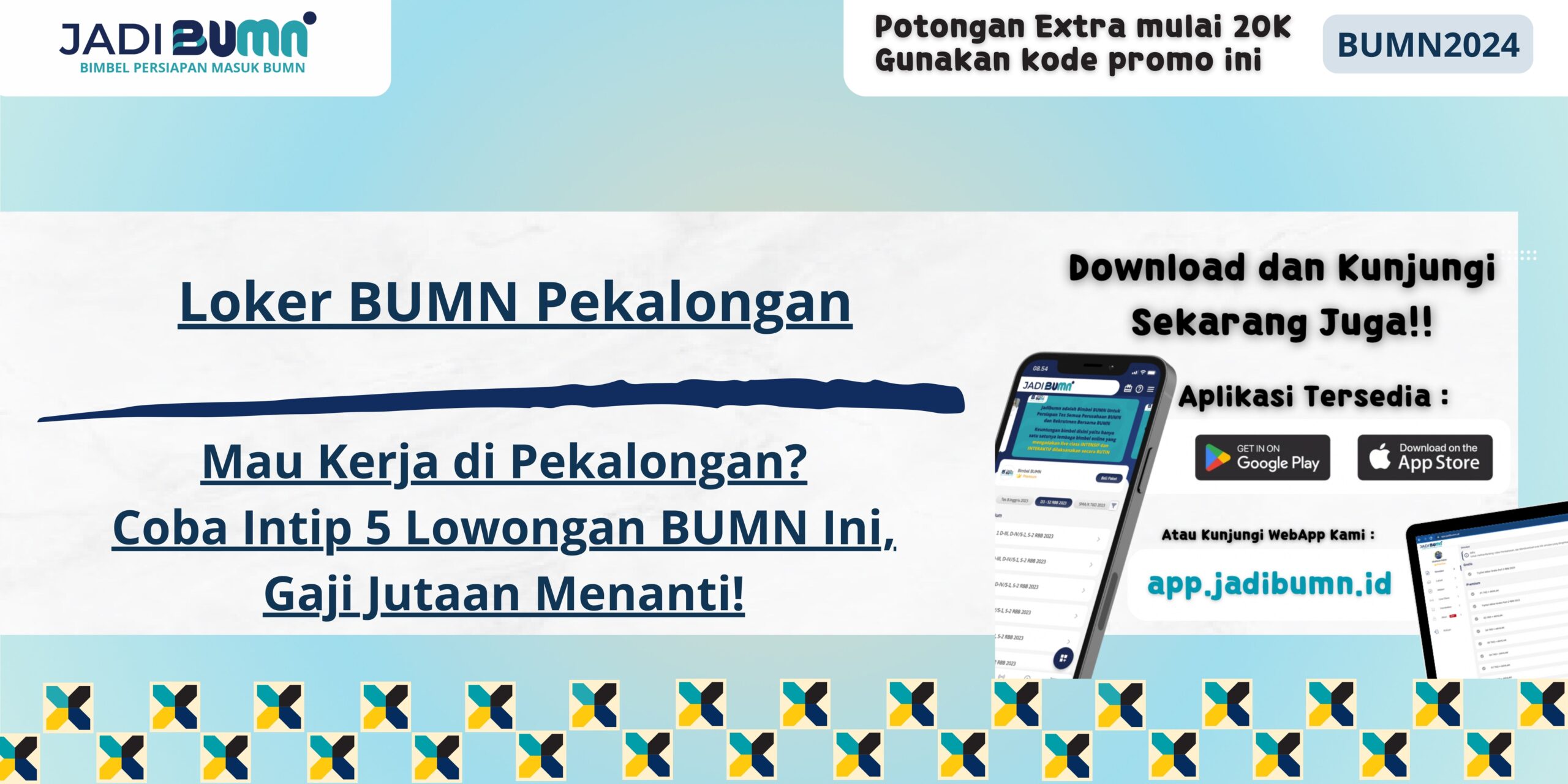 Loker BUMN Pekalongan - Mau Kerja di Pekalongan? Coba Intip 5 Lowongan BUMN Ini, Gaji Jutaan Menanti!