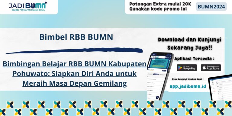 Bimbel RBB BUMN Kabupaten Gorontalo Utara - Bimbingan Belajar RBB BUMN: Membuka Gerbang Kesuksesan Karir di BUMN Kabupaten Gorontalo Utara