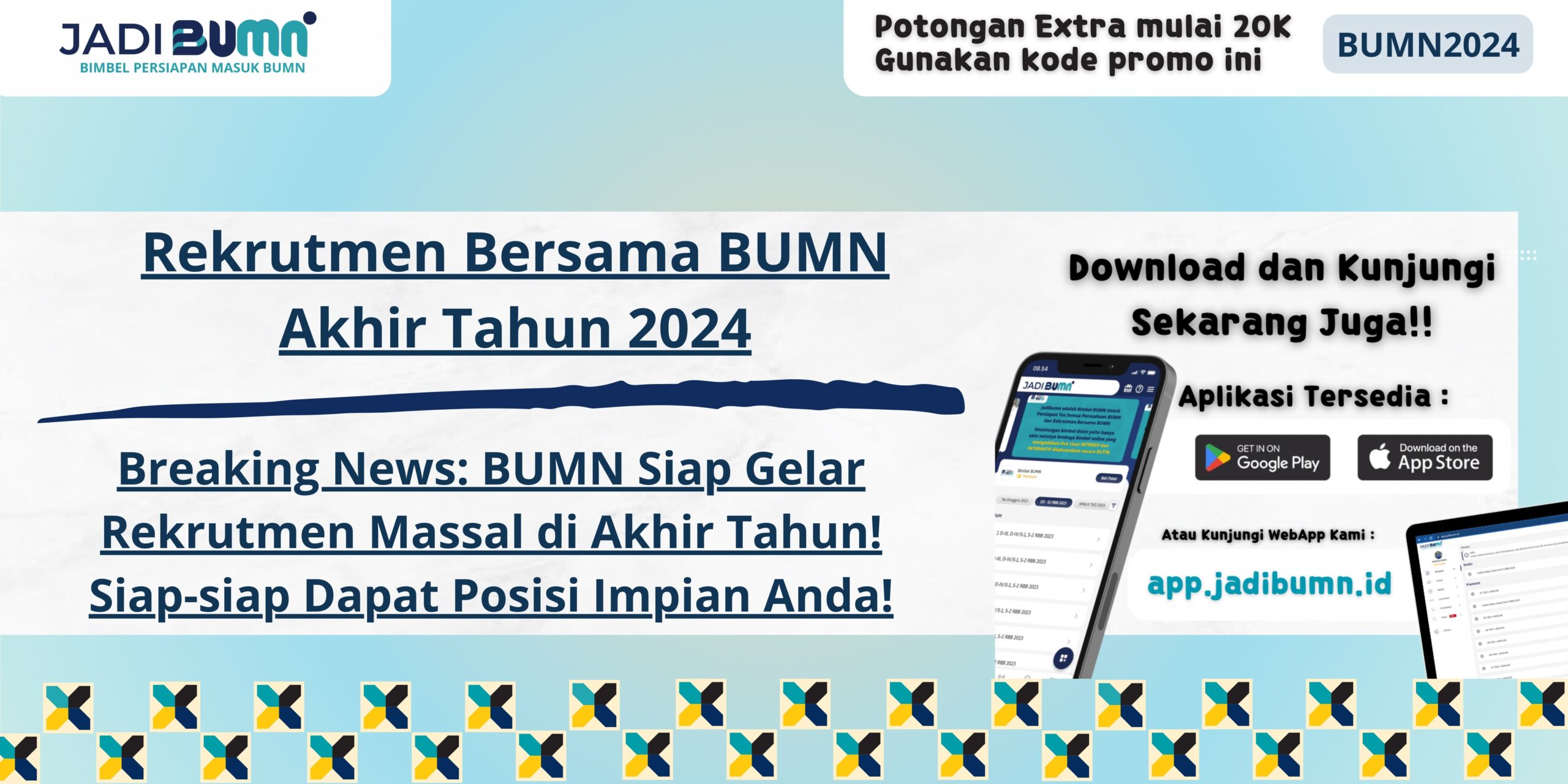 Rekrutmen Bersama BUMN Akhir Tahun 2024 - Breaking News: BUMN Siap Gelar Rekrutmen Massal di Akhir Tahun! Siap-siap Dapat Posisi Impian Anda!