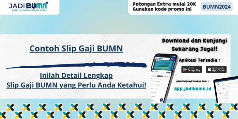 Contoh Slip Gaji BUMN - Inilah Detail Lengkap Slip Gaji BUMN yang Perlu Anda Ketahui!