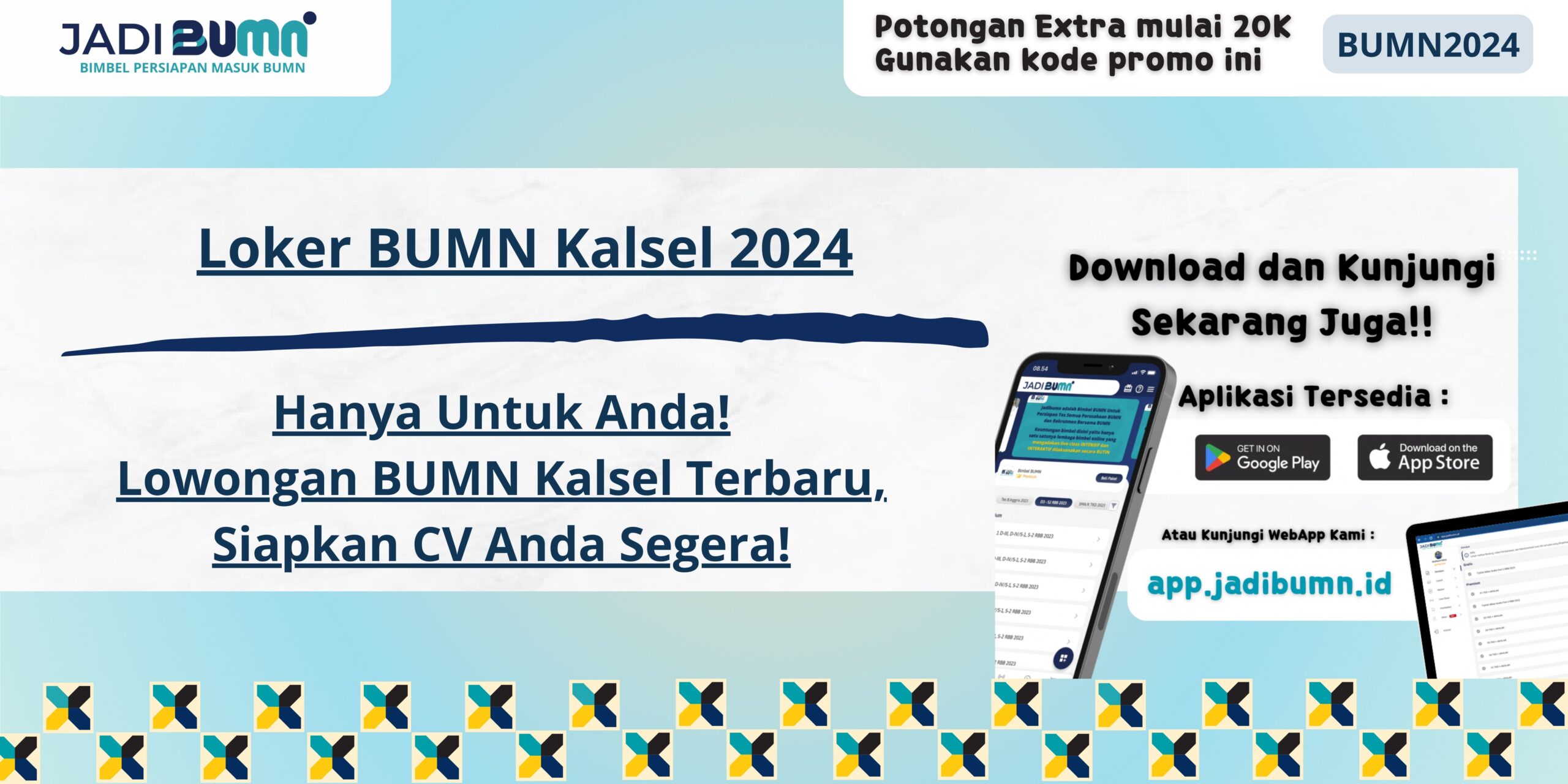 Loker BUMN Kalsel 2024 - Hanya Untuk Anda! Lowongan BUMN Kalsel Terbaru, Siapkan CV Anda Segera!