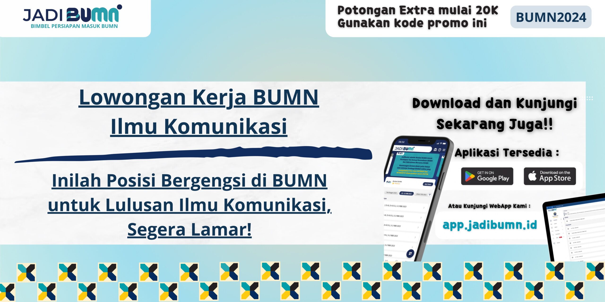 Lowongan Kerja BUMN Ilmu Komunikasi - Inilah Posisi Bergengsi di BUMN untuk Lulusan Ilmu Komunikasi, Segera Lamar!