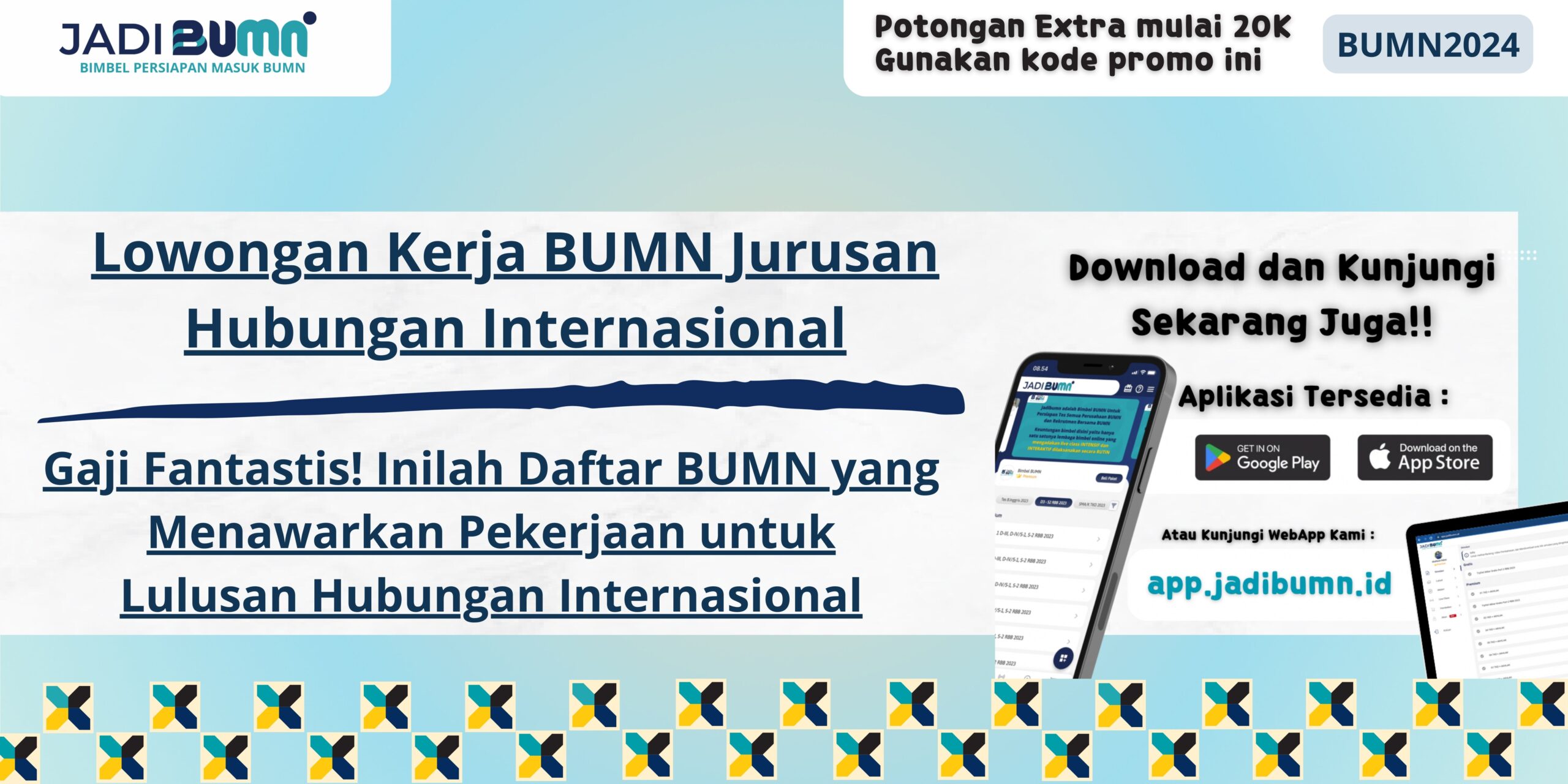 Lowongan Kerja BUMN Jurusan Hubungan Internasional - Gaji Fantastis! Inilah Daftar BUMN yang Menawarkan Pekerjaan untuk Lulusan Hubungan Internasional