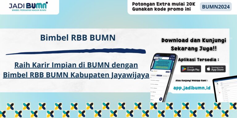 Bimbel RBB BUMN Kabupaten Jayawijaya - Raih Karir Impian di BUMN dengan Bimbel RBB BUMN Kabupaten Jayawijaya