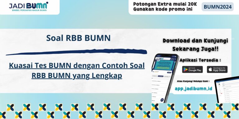 Soal RBB BUMN Contoh soal rbb bumn - Kuasai Tes BUMN dengan Contoh Soal RBB BUMN yang Lengkap