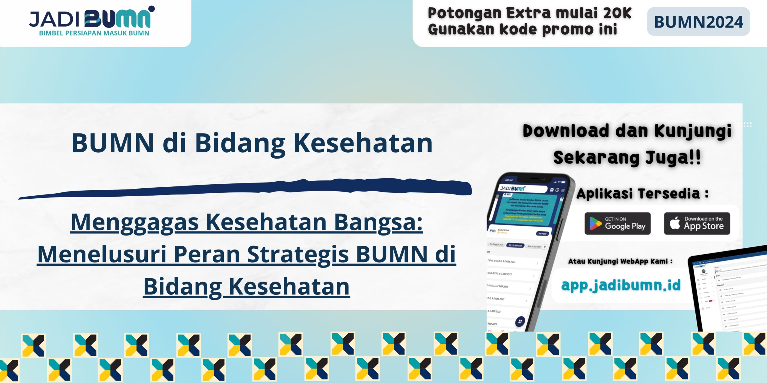 BUMN di Bidang Kesehatan - Menggagas Kesehatan Bangsa: Menelusuri Peran Strategis BUMN di Bidang Kesehatan