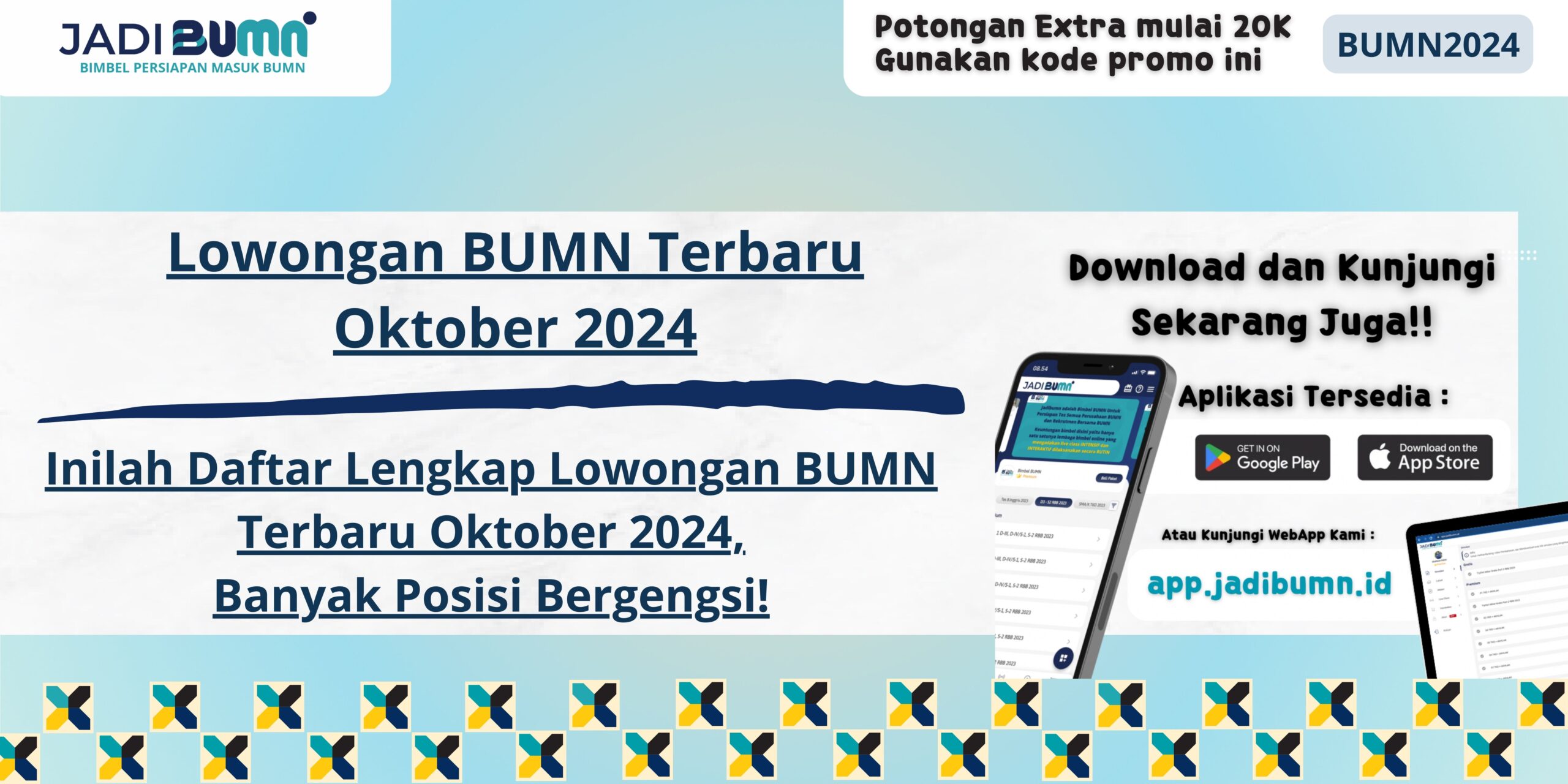 Lowongan BUMN Terbaru Oktober 2024 - Inilah Daftar Lengkap Lowongan BUMN Terbaru Oktober 2024, Banyak Posisi Bergengsi!