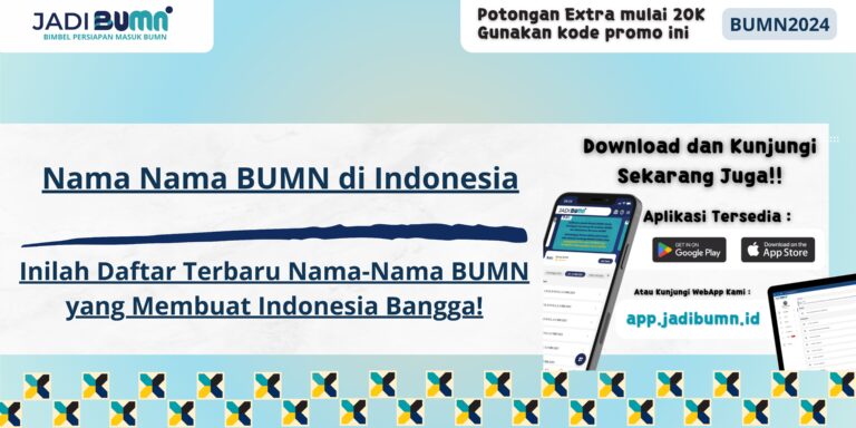 Nama Nama BUMN di Indonesia - Inilah Daftar Terbaru Nama-Nama BUMN yang Membuat Indonesia Bangga!