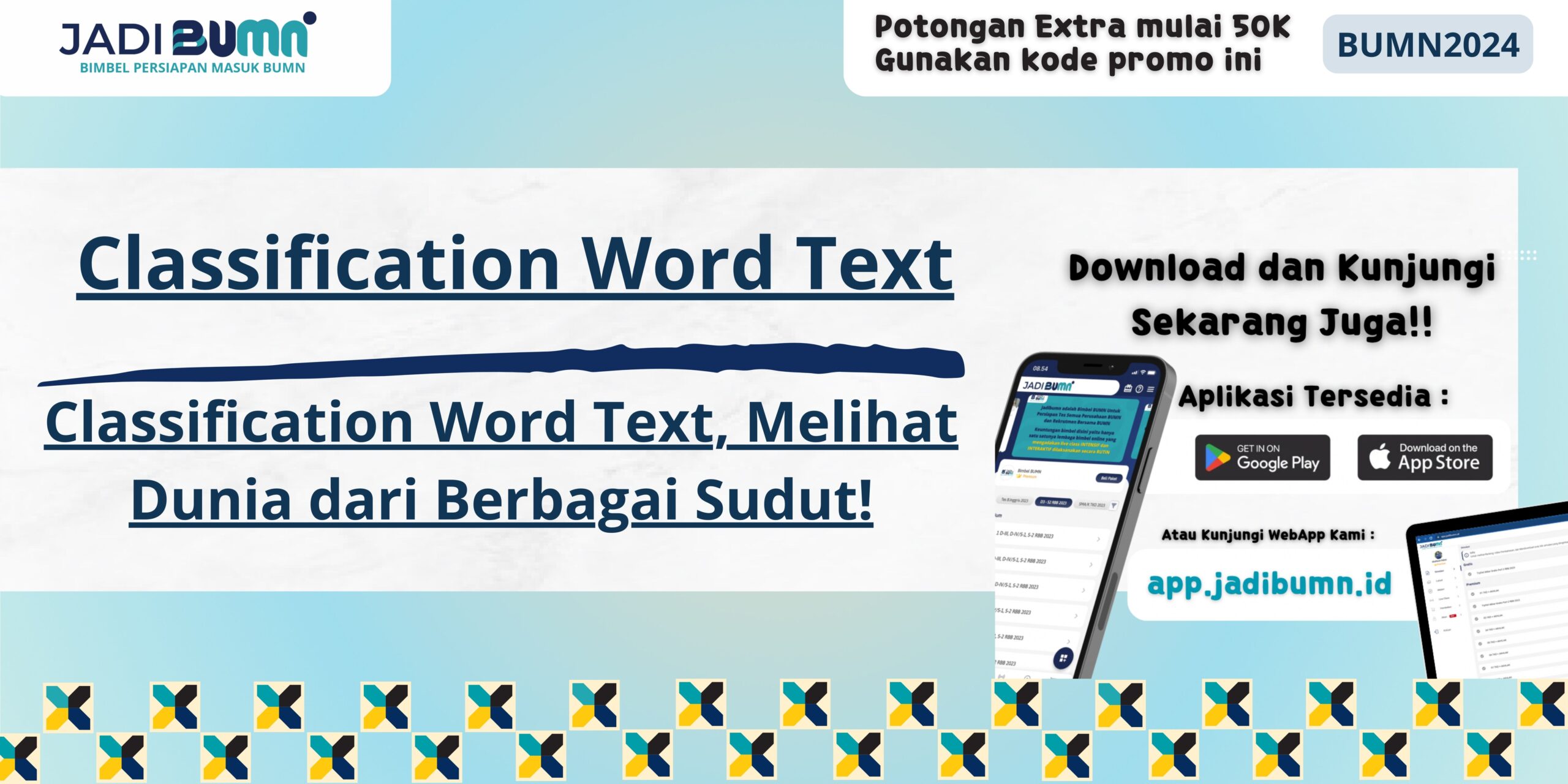 Classification Word Text, Melihat Dunia dari Berbagai Sudut!