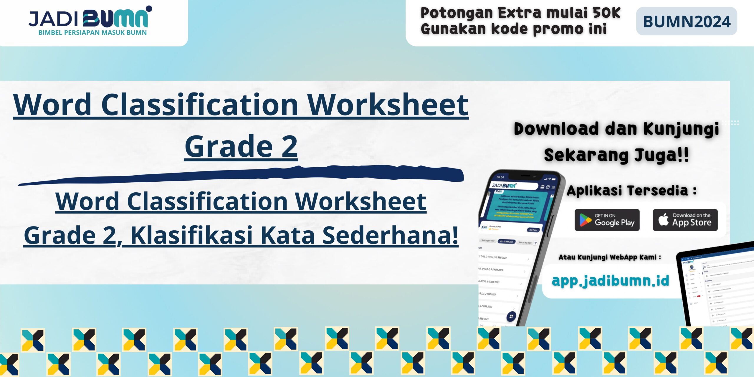 Word Classification Worksheet Grade 2, Klasifikasi Kata Sederhana!